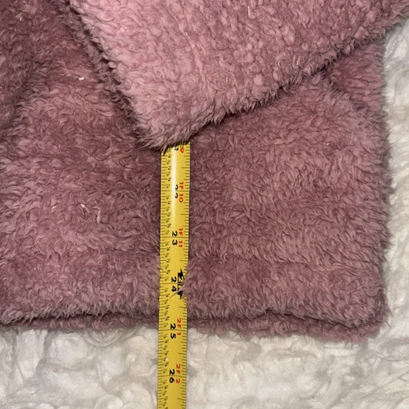 Pink Lily Sherpa Pullover Hoodie, Size S - Picture 6 of 10
